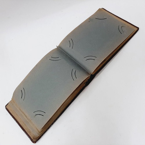 Vintage leather photo album, early 20th century, 40 blank pages