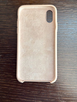 iPhone X silicon case used, pink