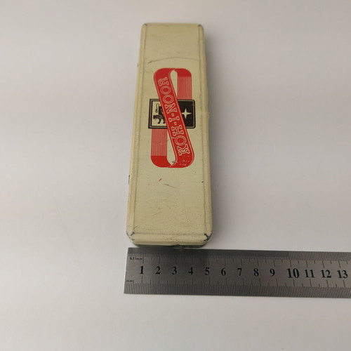 Old metal box Koh-I-Noor Hardtmuth used, empty #5477