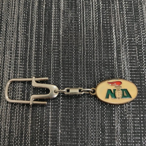 Metal keychain N.D. vintage like new