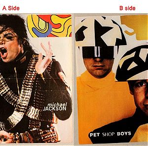 Michael Jackson - Pet Shop Boys Ένθετο Αφίσα απο περιοδικό ΜΠΛΕΚ Σε καλή κατάσταση Τιμή 5 Ευρώ