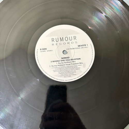Nomad (I Wanna Give You) Devotion vinyl used, electronic