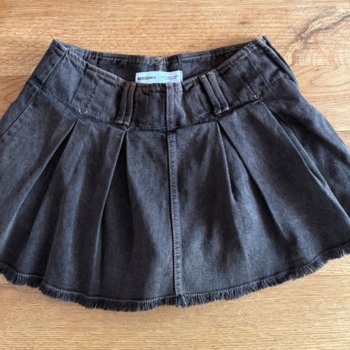 Bershka denim skirt like new, brown, size M 38 10