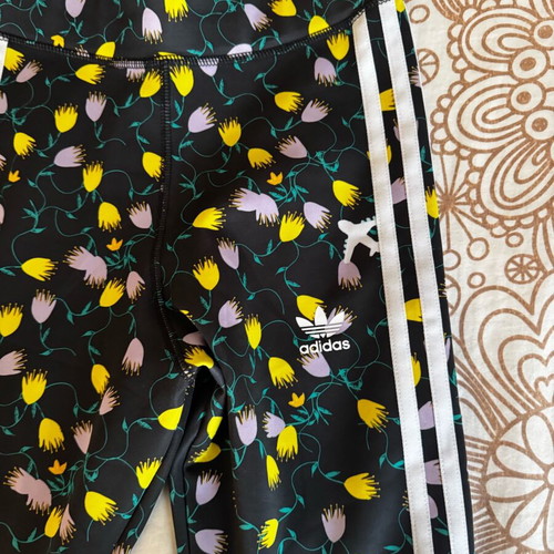 Adidas women's cycling leggings new, size XS with designs