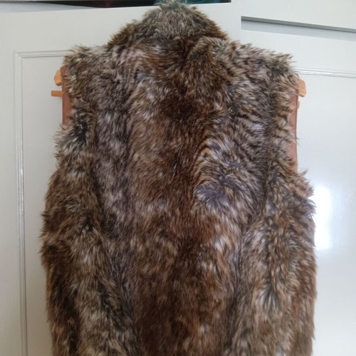 Fur vest jacket Medium, Sonia