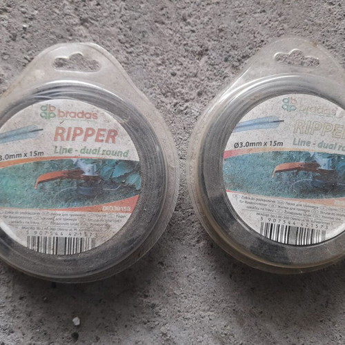 Bradas Round Trimmer Line 15m 3mm ZRO3015B, 2 pieces