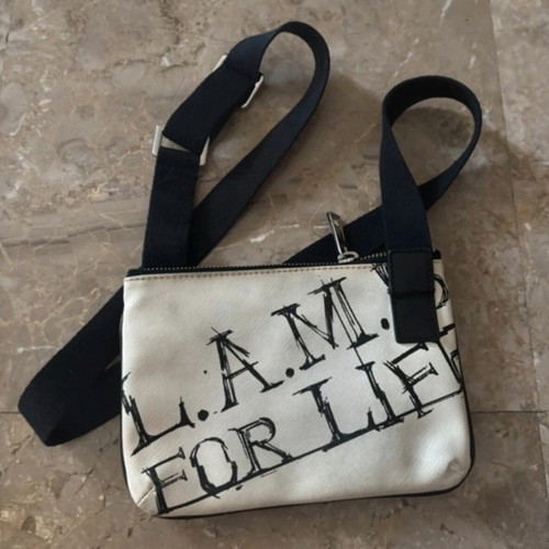 L.A.M.B crossbody bag like new, white multicolor