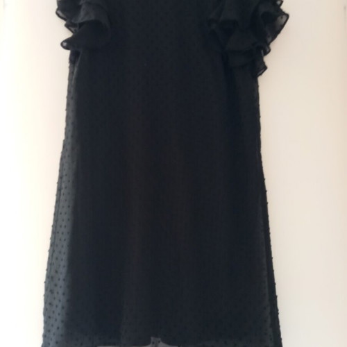 Black dress like new with lining, size S