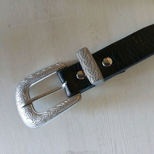 Western belt women's size medium 85 cm new, black