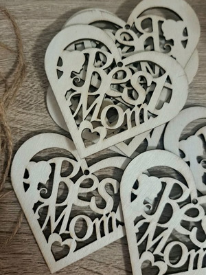 Wooden decorative set like new for mother