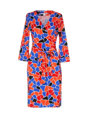 Diane von Furstenberg κρουαζέ midi φόρεμα σαν καινούργιο, πολύχρωμο