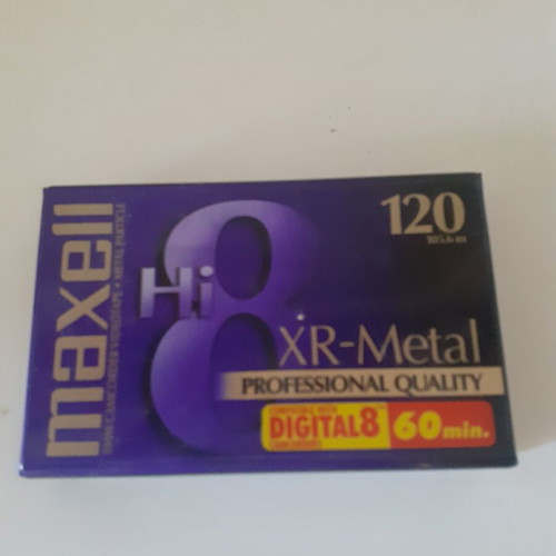 Maxell Hi-8 XR-Metal 120 Video Camera Cassette new
