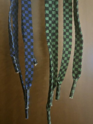 Shoe laces new, pack of 2 pairs