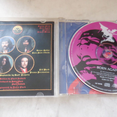 Black Sabbath (Ian Gillan) Born Again rare CD like new