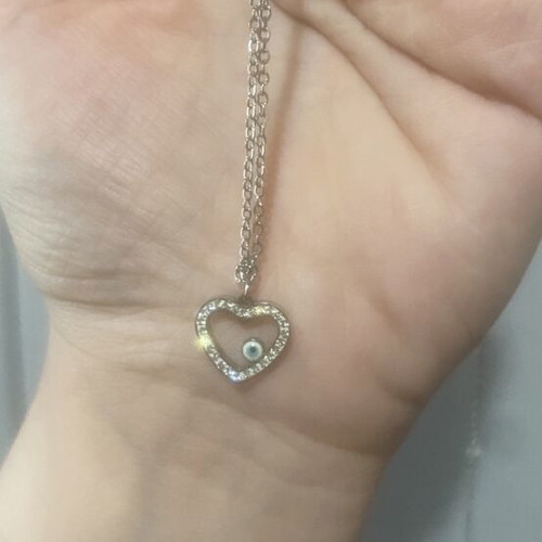 Women's necklace silver color, new, does not tarnish