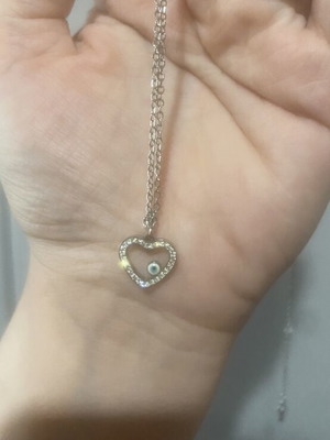Women's necklace silver color, new, does not tarnish