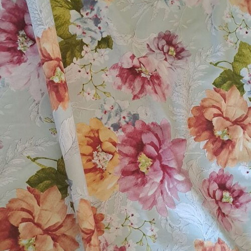 Curtain with continuous gathers, high-quality fabric, 160x172 cm