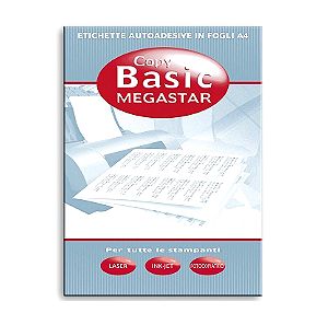 Ετικέτες εκτύπωσης αυτοκόλλητες λευκές 2 τεμάχια ανά Α4 Mega star CD/DVD labels LP4MS-117