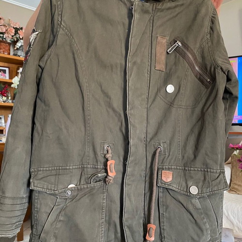 Parka khaki midi medium used A.A UNDERWEAR