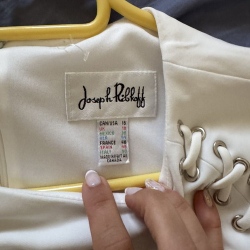 Joseph Ribkoff white dress new, size XXL