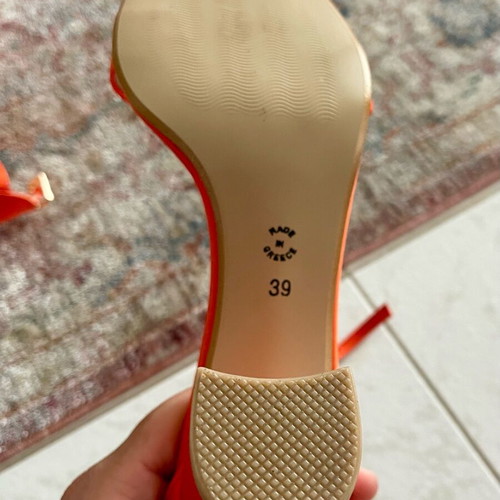 Michailidis Collection women's sandals new, orange, size 39