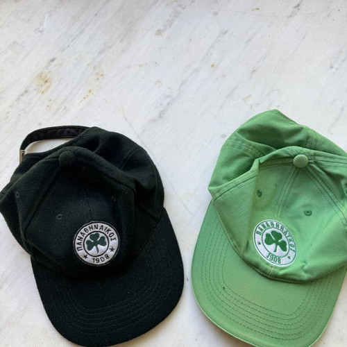 Abo Panathinaikos Caps like new, green, size L
