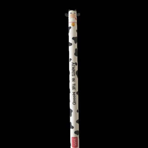 Legami Cow erasable gel pen, Farm Sweet Farm design