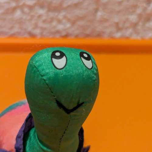 Turtle plush toy like new with vibration