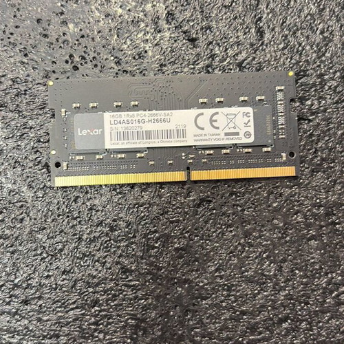 Lexar 16GB DDR4 SO-DIMM RAM like new, PC4-2666V, CL-19