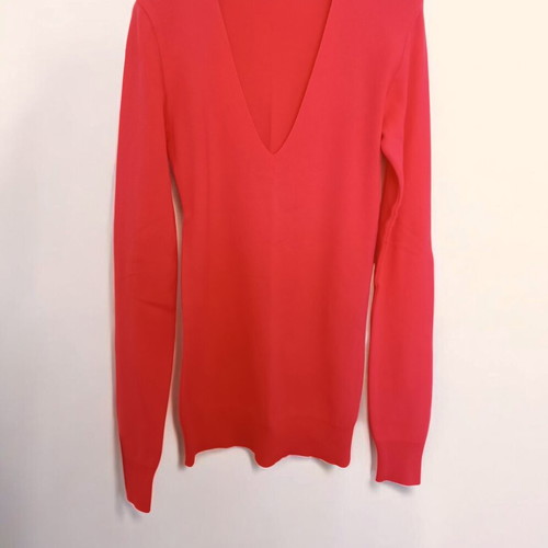 Benetton spring blouse new, cotton, coral color