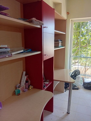 Double bookcase used