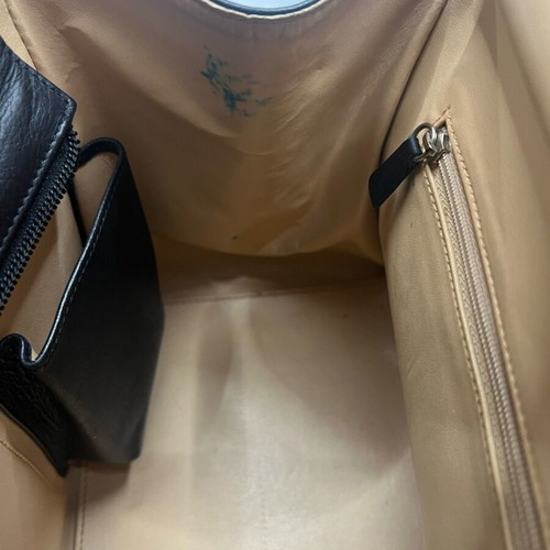 Connolly black leather tote bag used