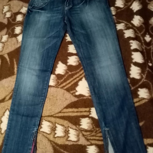 Miss Denim Jean new low-rise with zipper and embroidered pocket size 29