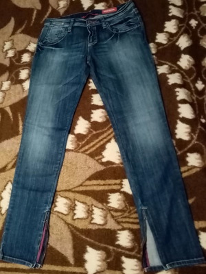 Miss Denim Jean new low-rise with zipper and embroidered pocket size 29