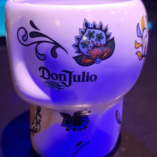 Ceramic Don Julio Skull Shot Glass new, collectible bar decor