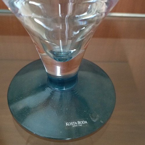 Kosta Boda Fenix handmade glass carafe like new