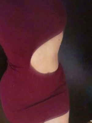 Bubblegun mini dress, burgundy