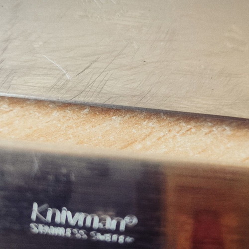 Swedish and Italian kitchen knives set with wooden handles