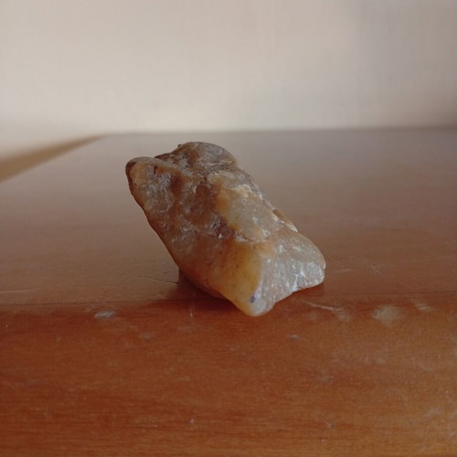 Authentic brown translucent quartz crystal