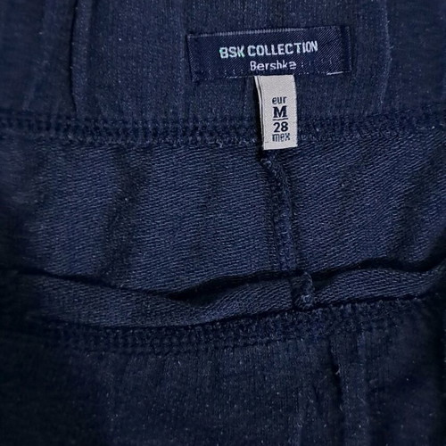 Bershka shorts used, size Medium, blue