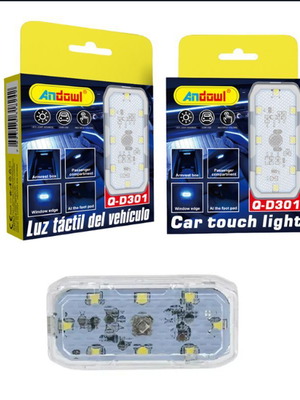 Andowl decorative LED touch light white for car Q-D301 new