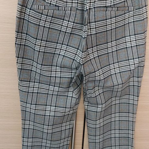 Zara fitted checkered pants like new, size S