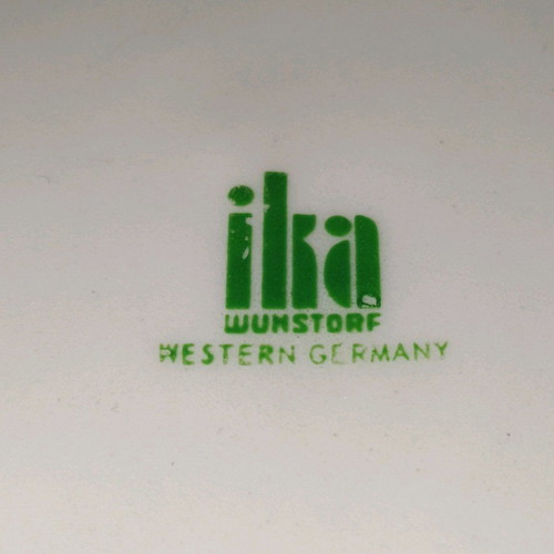 Dunnerkiel porcelain ashtray used, old collectible