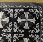 Chrome Hearts μαντήλι τσέπης μεταχειρισμένο, μικρό 29.5x29.5 εκ.