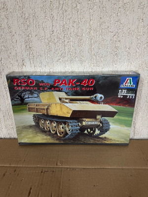 Italeri Model Figure RSO With Pack-40 German SP Anti-Tank Gun New sealed kit