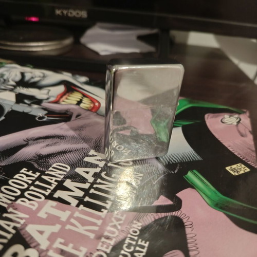 Vintage Joker Lighter Case used, collectible memorabilia