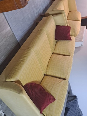 Two-seater and three-seater sofas like new
