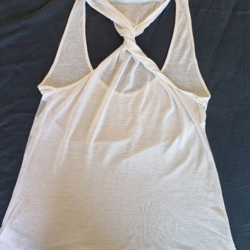 Pinko top with rhinestones, size M, like new, white and silver