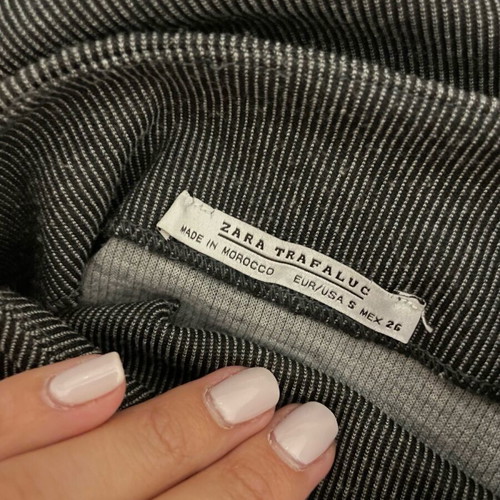 Zara dress gray like new, slim fit, size S