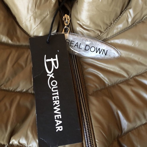 Brandtex down jacket new, women's brown, L-M